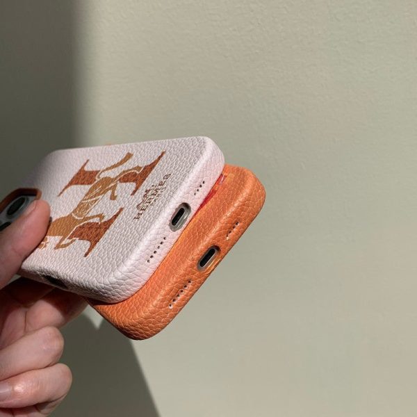 Herm Leather iPhone Case - 图片 13