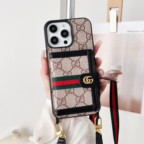 GG Card Bag Chain Classic iPhone Case - 图片 14