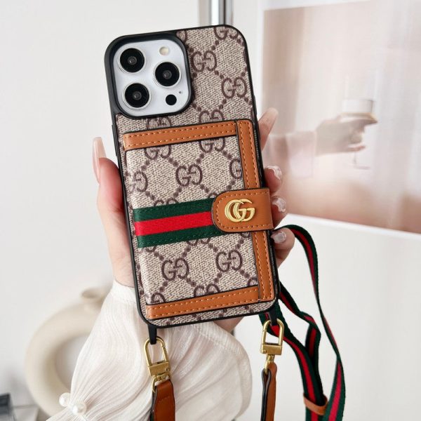 GG Card Bag Chain Classic iPhone Case - 图片 3