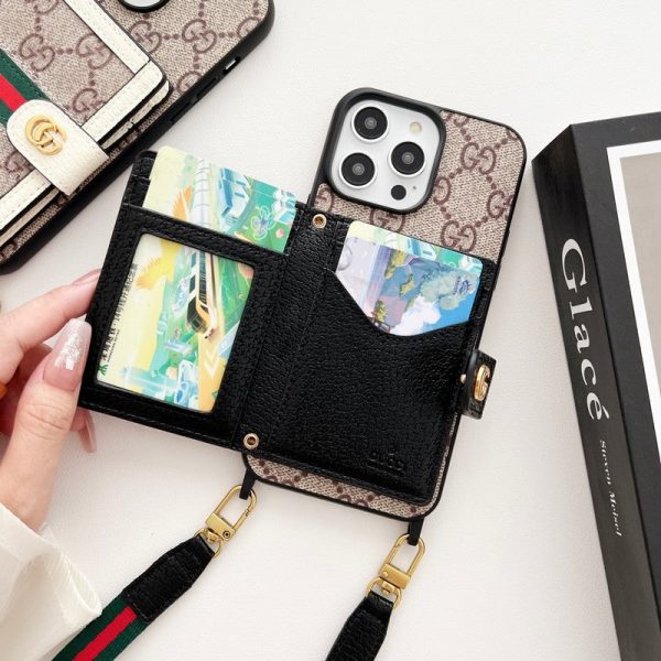 GG Card Bag Chain Classic iPhone Case - 图片 6