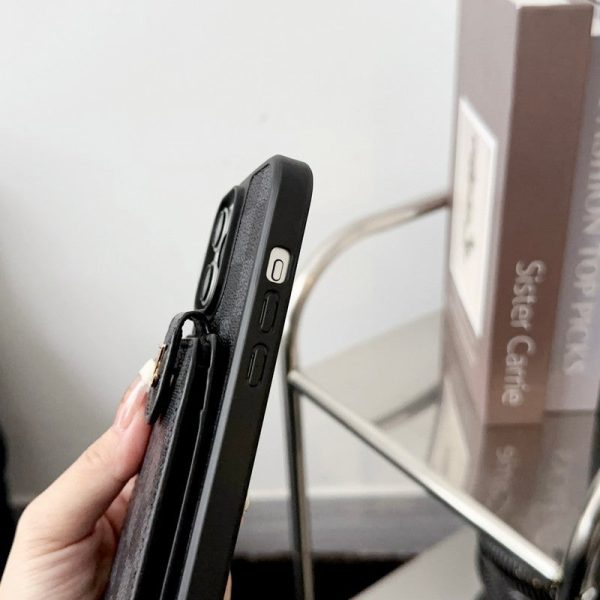 GG Card Bag Crossbody Chain iPhone Case - 图片 5