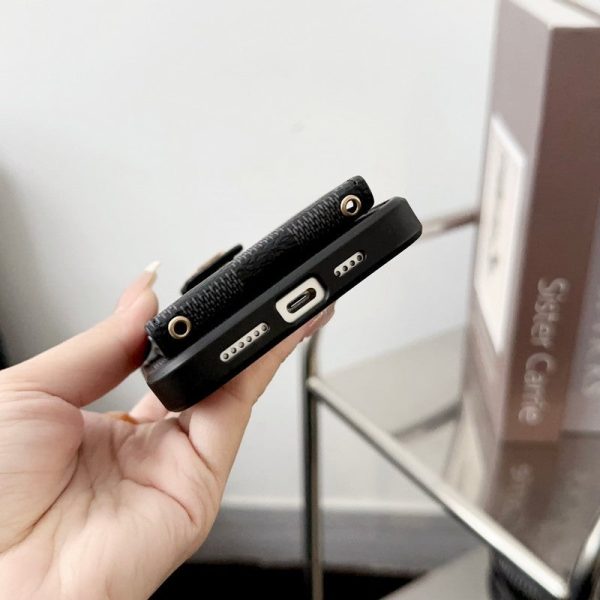 Lou Black & White Card Bag iPhone Case - 图片 8