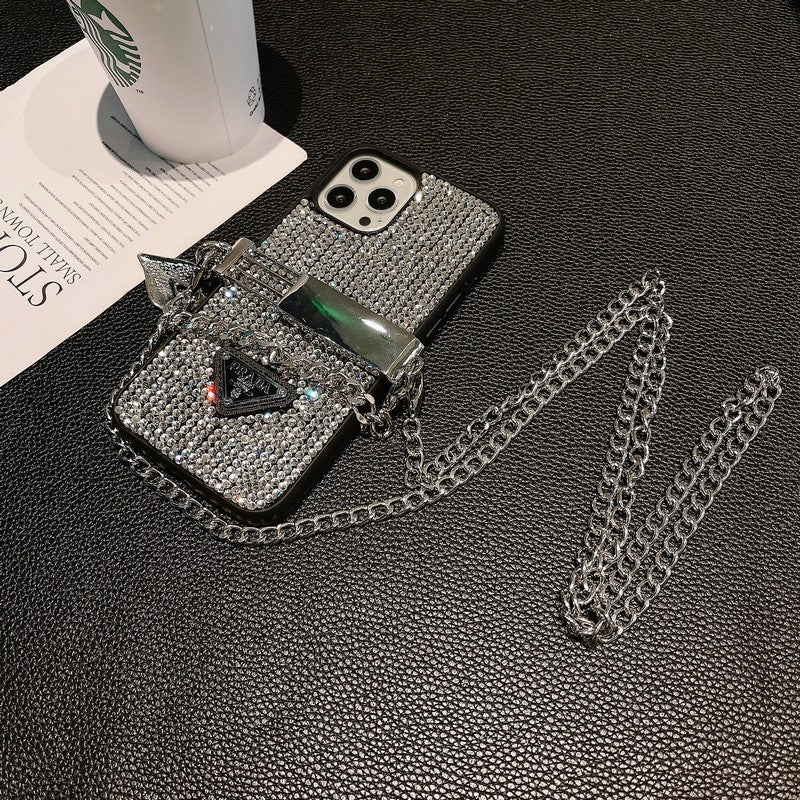 Pra Diamond Crossbody Chain iPhone Case - 图片 14