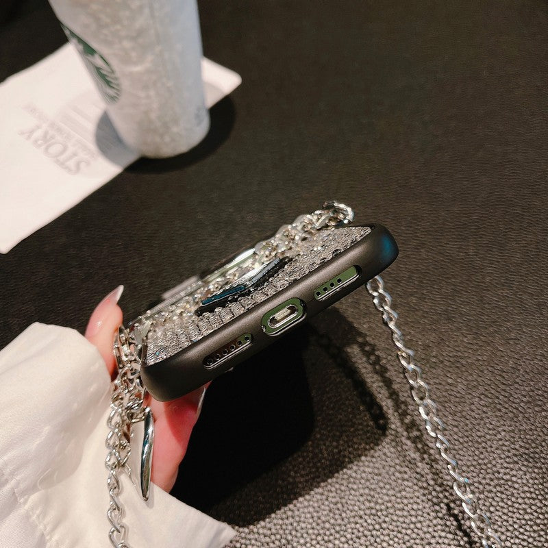 Pra Diamond Crossbody Chain iPhone Case - 图片 10