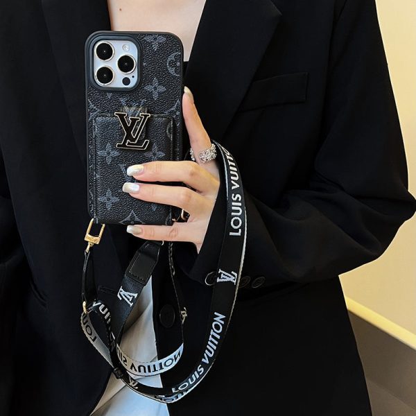 Lou Card Bag Chain Black iPhone Case - 图片 12