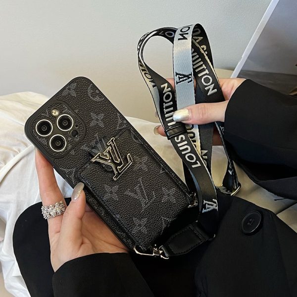 Lou Card Bag Chain Black iPhone Case - 图片 7