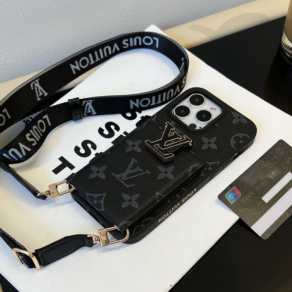 Lou Card Bag Chain Black iPhone Case - 图片 9