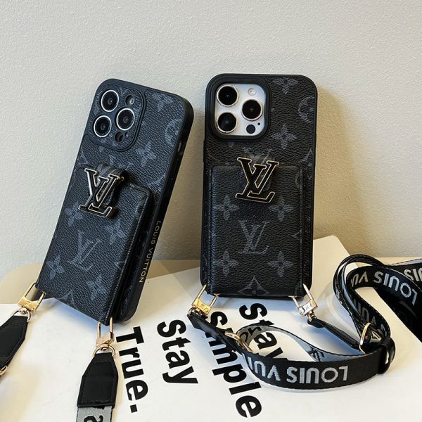 Lou Card Bag Chain Black iPhone Case - 图片 10