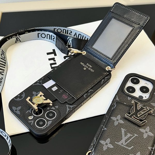 Lou Card Bag Chain Black iPhone Case - 图片 11