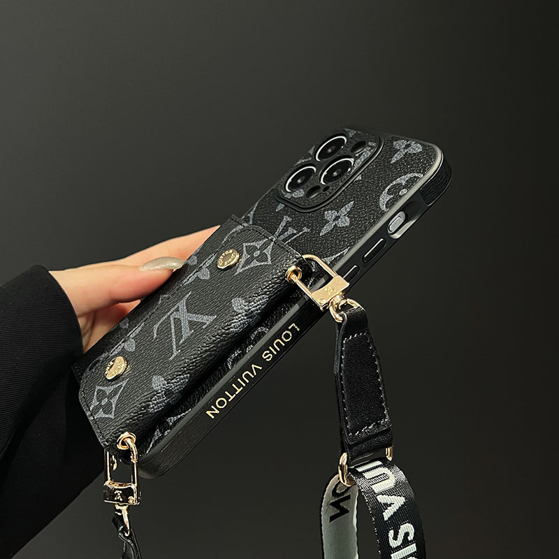 Lou Card Bag Chain Black iPhone Case - 图片 10