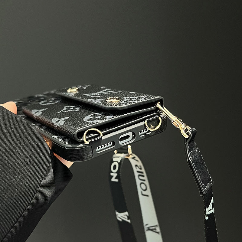 Lou Card Bag Chain Black iPhone Case - 图片 9