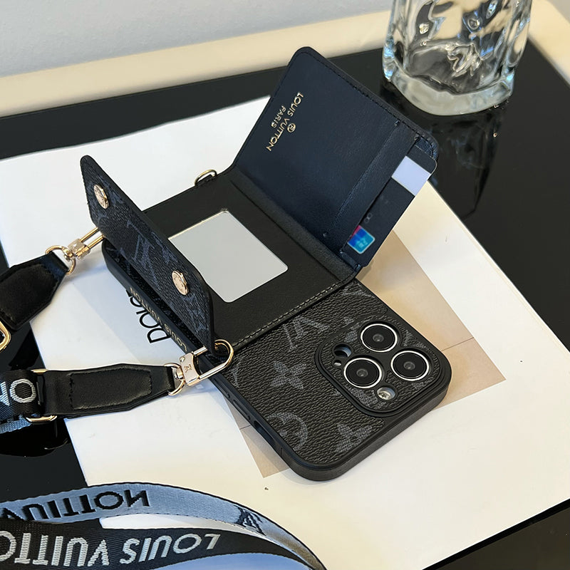 Lou Card Bag Chain Black iPhone Case - 图片 8