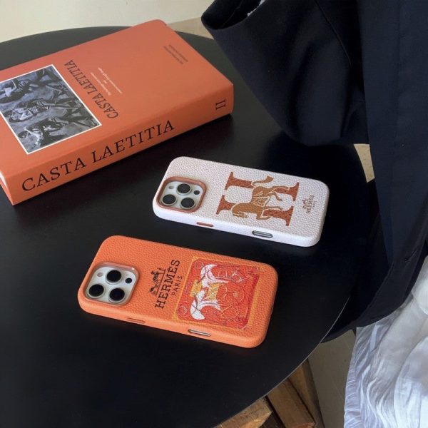 Herm Leather iPhone Case - 图片 9