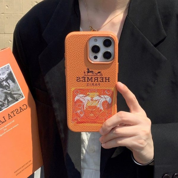 Herm Leather iPhone Case - 图片 7