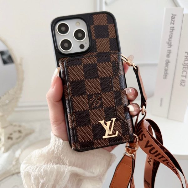 Lou Side Card Bag Crossbody Chain iPhone Case - 图片 12