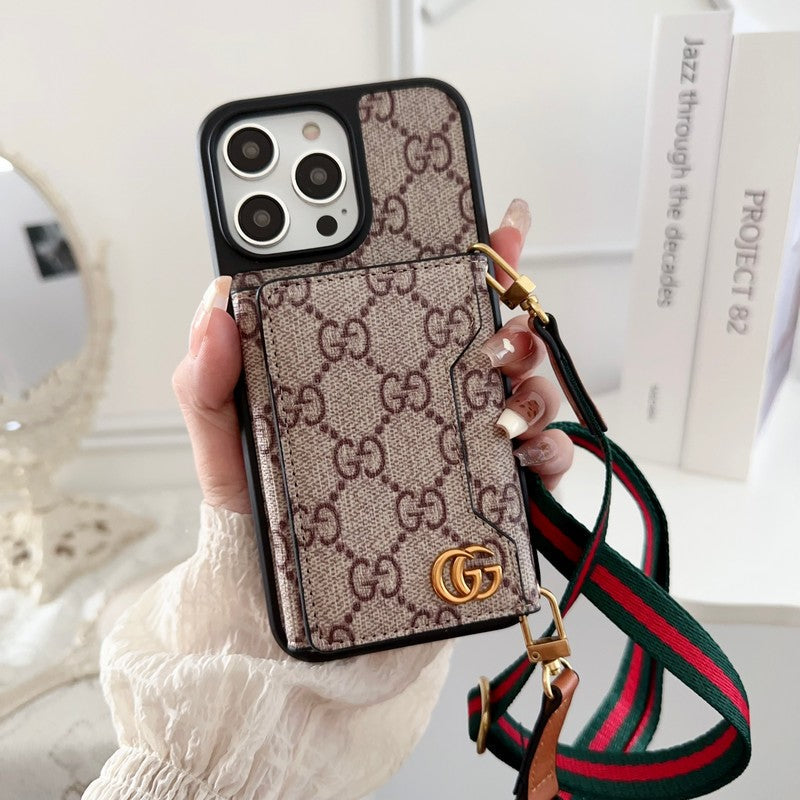 GG Side Card Bag Crossbody iPhone Case - 图片 3