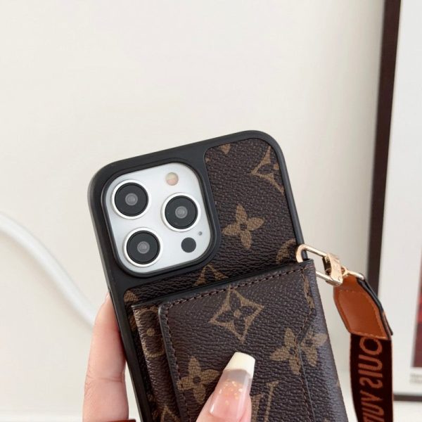 Lou Side Card Bag Crossbody Chain iPhone Case - 图片 5