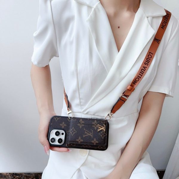 Lou Side Card Bag Crossbody Chain iPhone Case - 图片 7