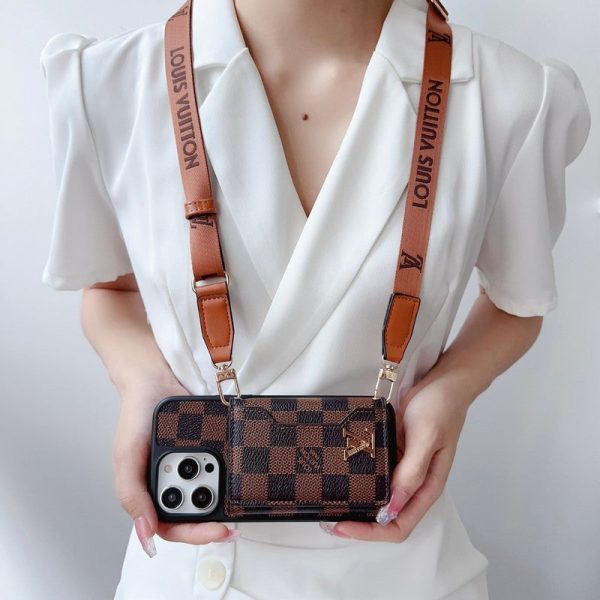 Lou Side Card Bag Crossbody Chain iPhone Case - 图片 6
