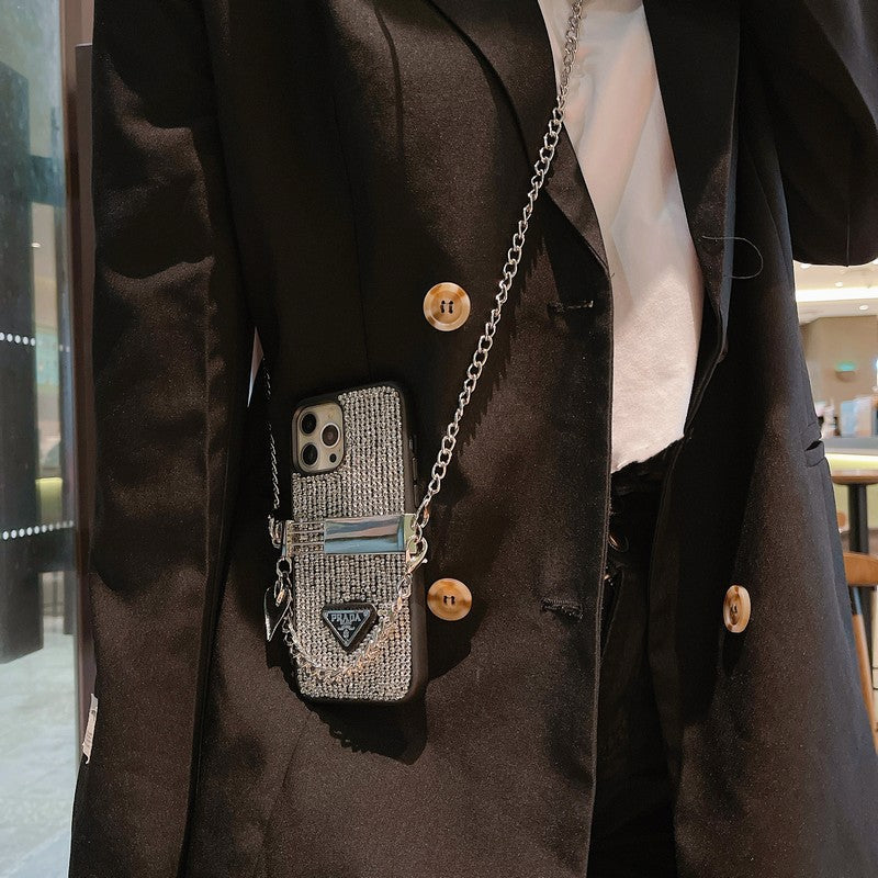 Pra Diamond Crossbody Chain iPhone Case - 图片 4