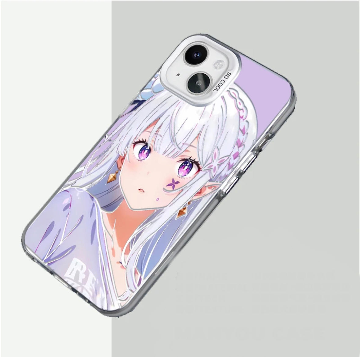 RE:ZERO EMILIA ANIME PHONE CASE - 图片 2