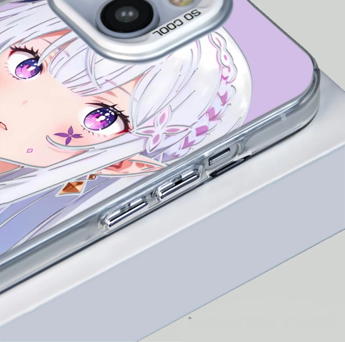 RE:ZERO EMILIA ANIME PHONE CASE - 图片 3