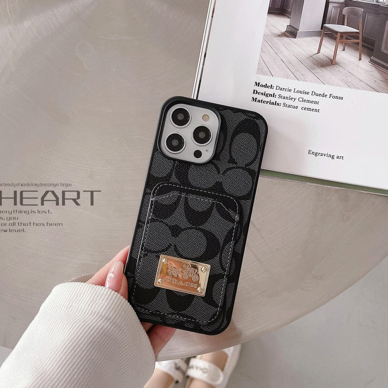 Coa Card Bag Leather iPhone Case - 图片 13