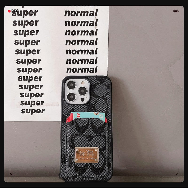 Coa Card Bag Leather iPhone Case - 图片 11