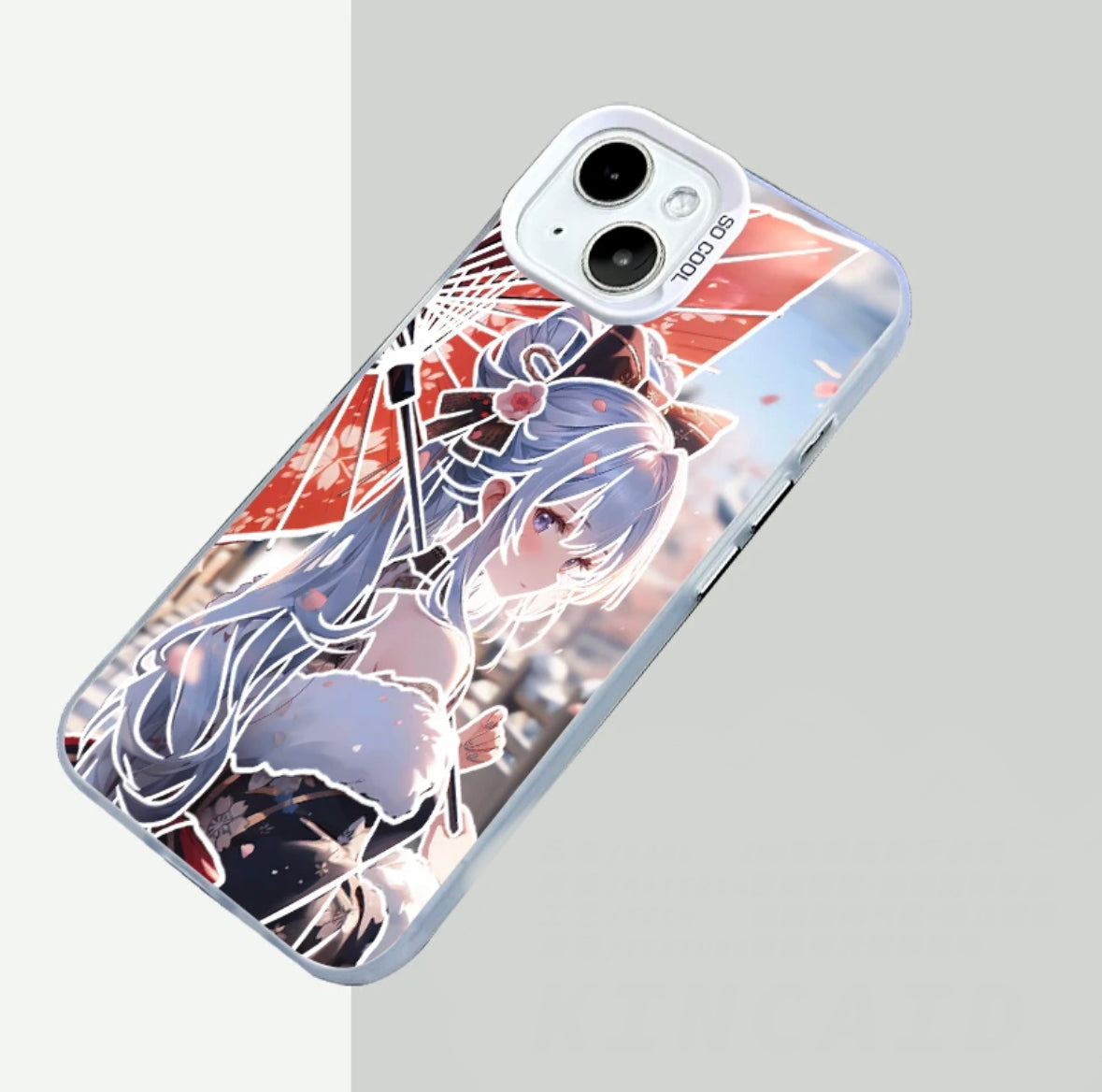 KAMISATO AYAKA ANIME PHONE CASE GENSHIN IMPACT - 图片 3