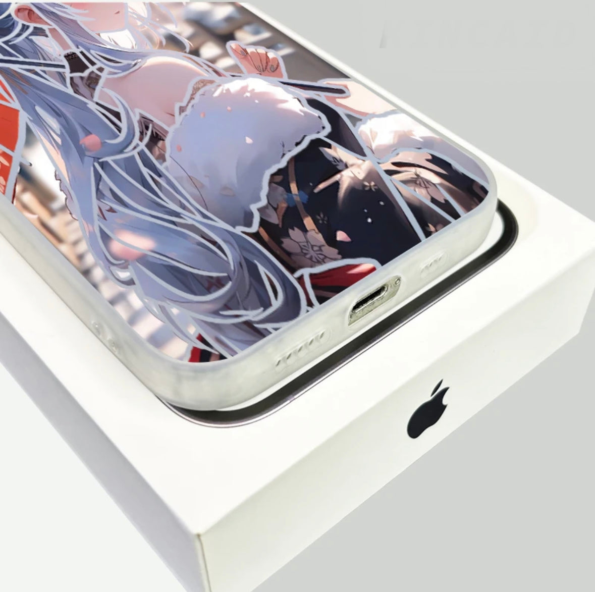 KAMISATO AYAKA ANIME PHONE CASE GENSHIN IMPACT - 图片 4