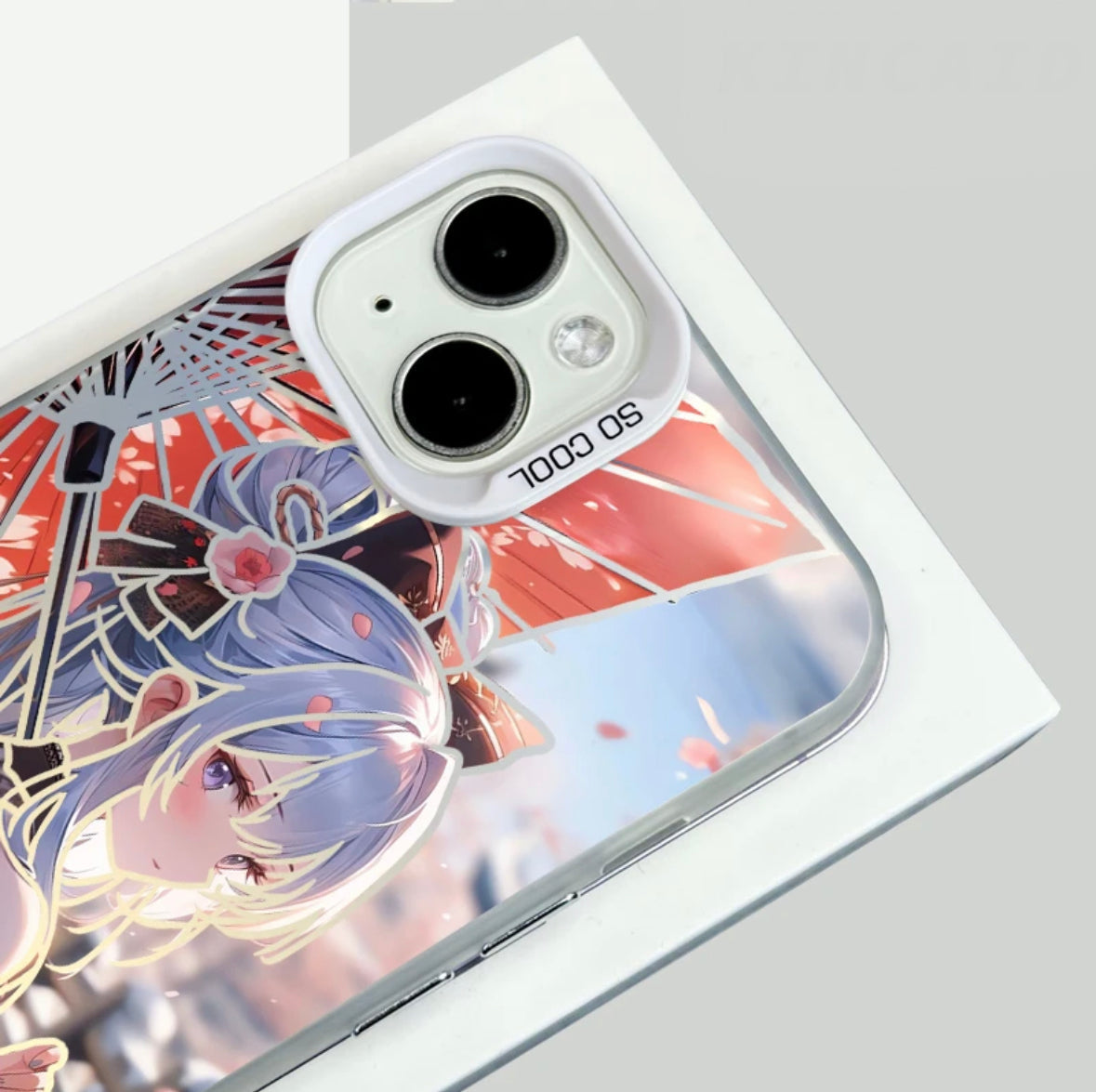 KAMISATO AYAKA ANIME PHONE CASE GENSHIN IMPACT - 图片 5