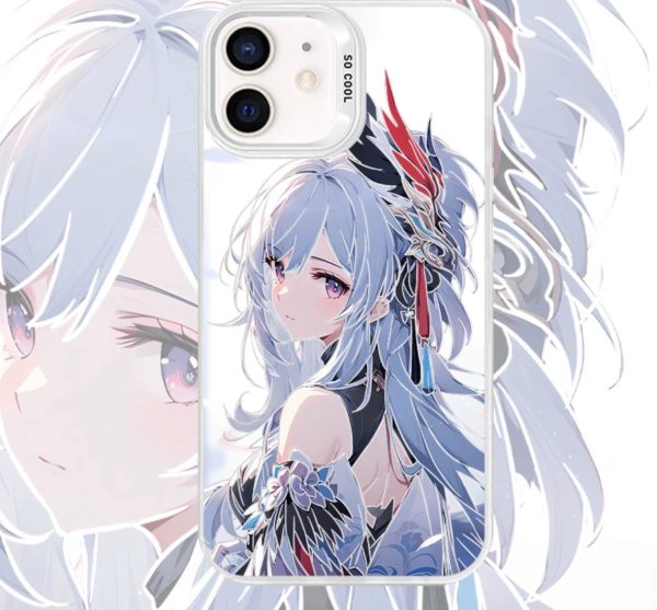 SHENHE ANIME PHONE CASE GENSHIN IMPACT - 图片 2