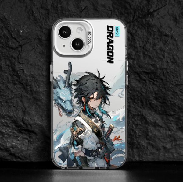 XIAO ANIME PHONE CASE GENSHIN IMPACT - 图片 2
