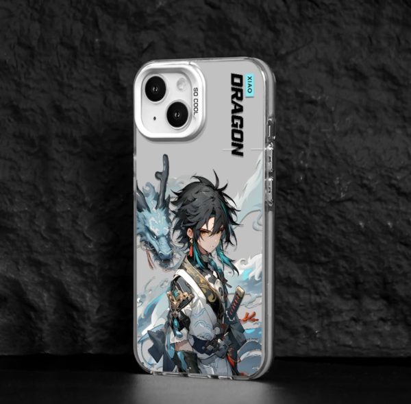 XIAO ANIME PHONE CASE GENSHIN IMPACT - 图片 3