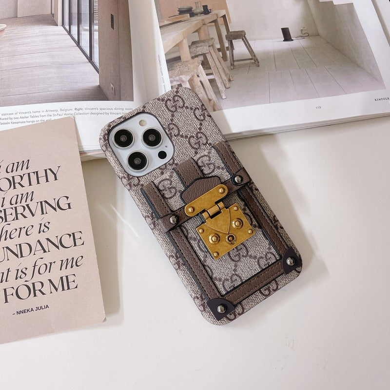 GG Lou Card Holder iPhone Case - 图片 9