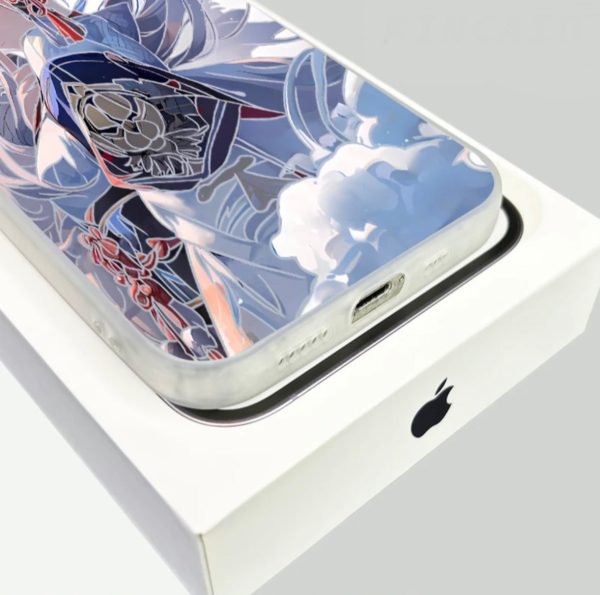 KAMISATO AYAKA ANIME PHONE CASE GENSHIN IMPACT - 图片 4