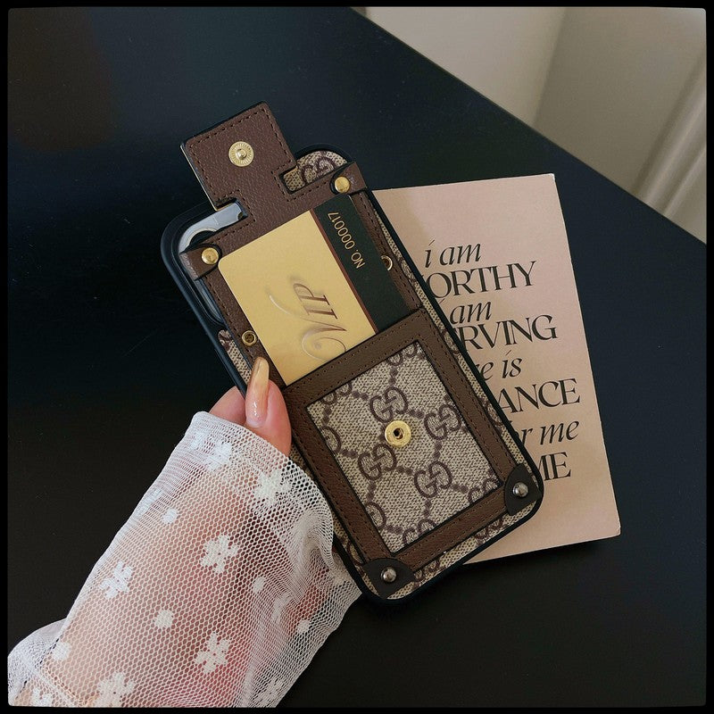 GG Lou Card Holder iPhone Case - 图片 6