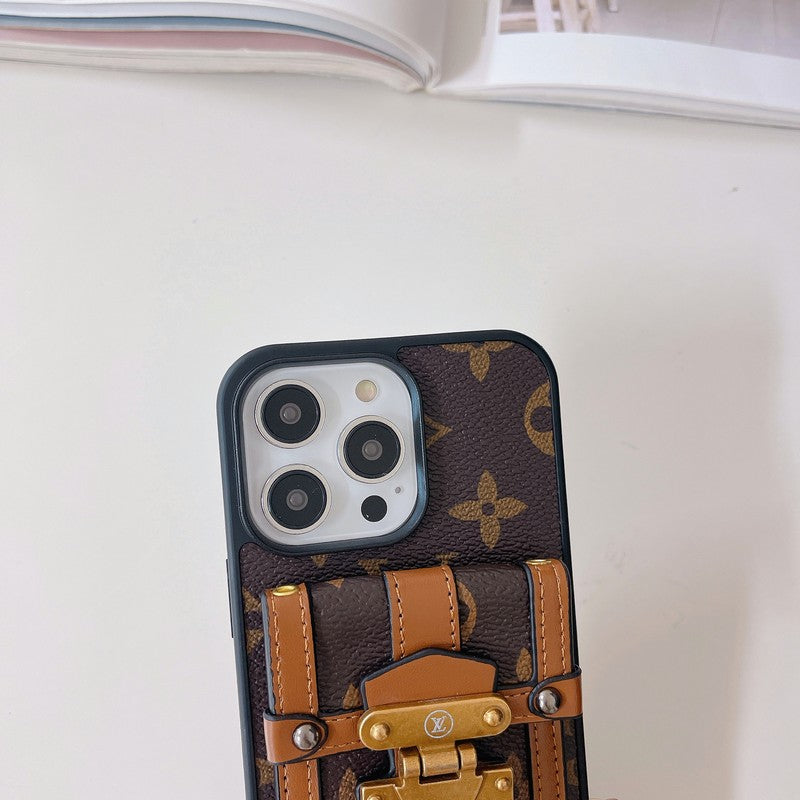 GG Lou Card Holder iPhone Case - 图片 4