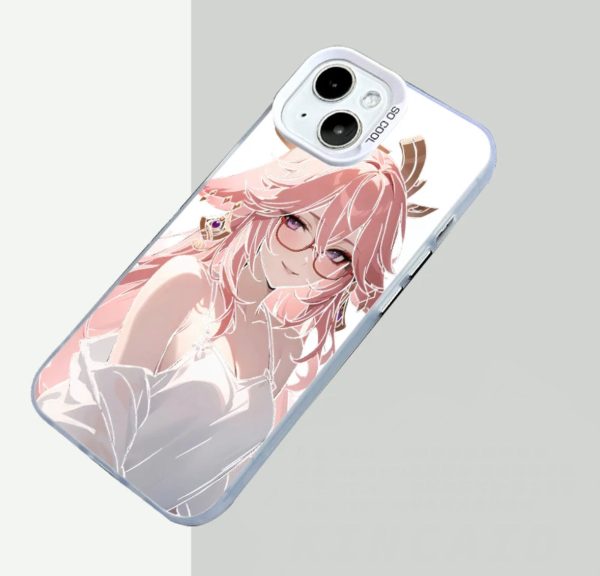 YAE MIKO ANIME PHONE CASE GENSHIN IMPACT - 图片 3