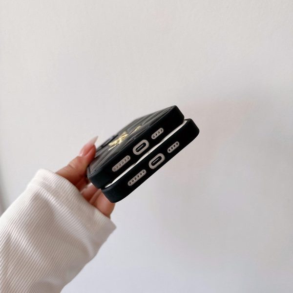 Saint Black & White Leather iPhone Case - 图片 8