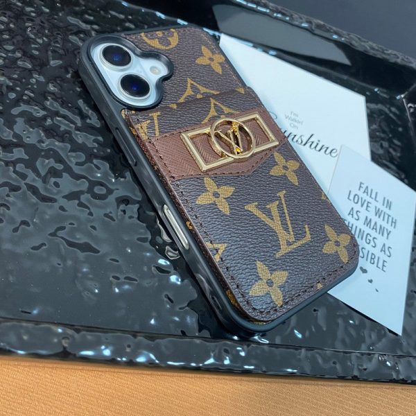 Lou Card Bag Gold Logo iPhone Case - 图片 11