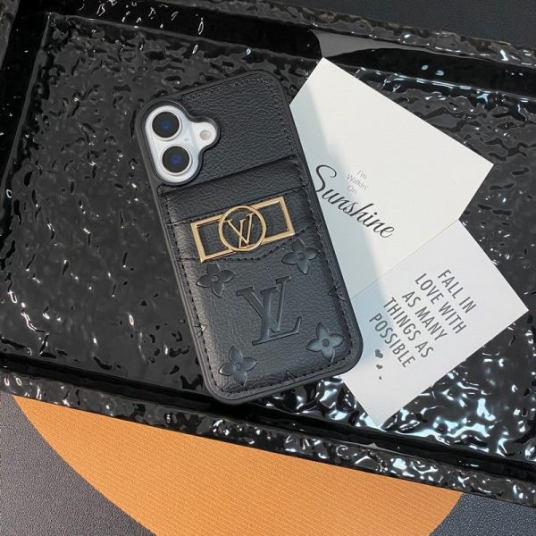 Lou Card Bag Gold Logo iPhone Case - 图片 15