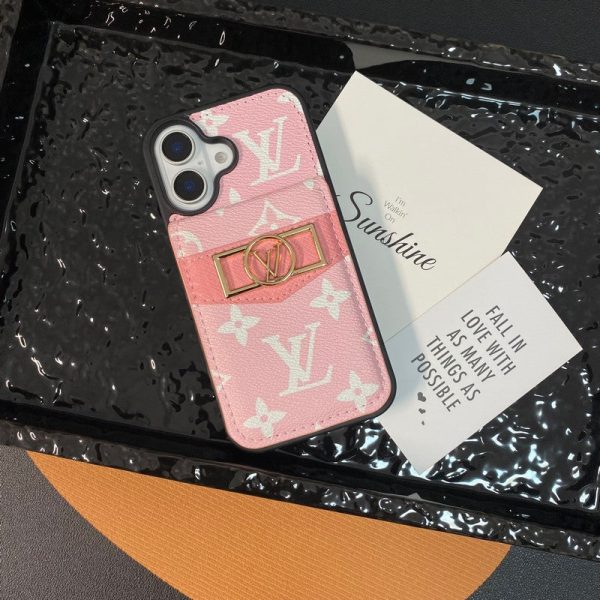 Lou Card Bag Gold Logo iPhone Case - 图片 18