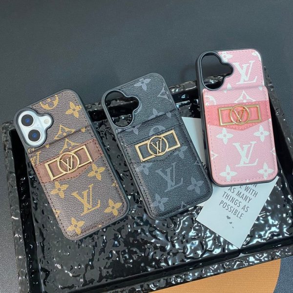 Lou Card Bag Gold Logo iPhone Case - 图片 13