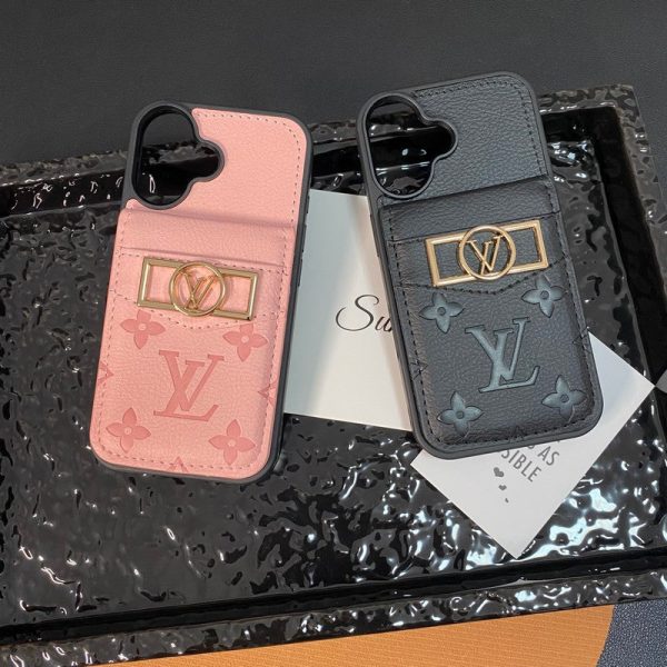Lou Card Bag Gold Logo iPhone Case - 图片 6