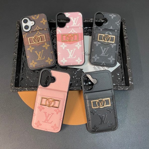 Lou Card Bag Gold Logo iPhone Case - 图片 7