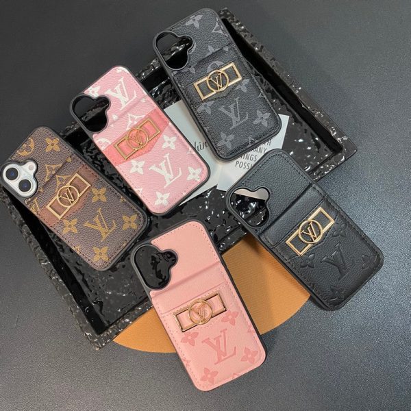 Lou Card Bag Gold Logo iPhone Case - 图片 8