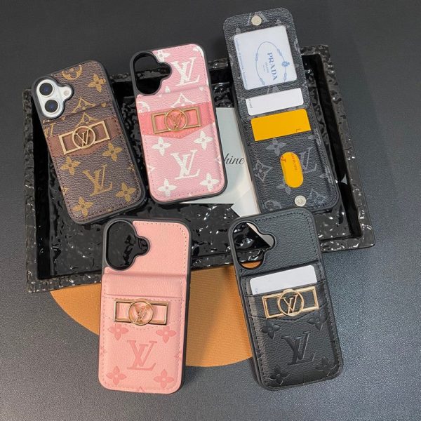 Lou Card Bag Gold Logo iPhone Case - 图片 9