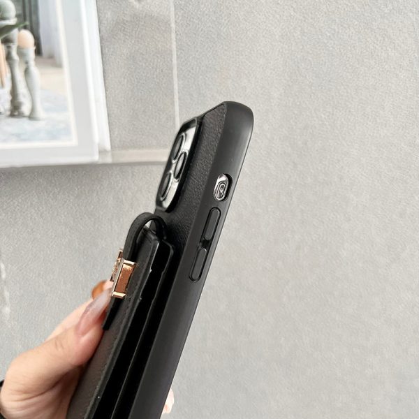 H Card Bag Scarves Leather iPhone Case - 图片 12