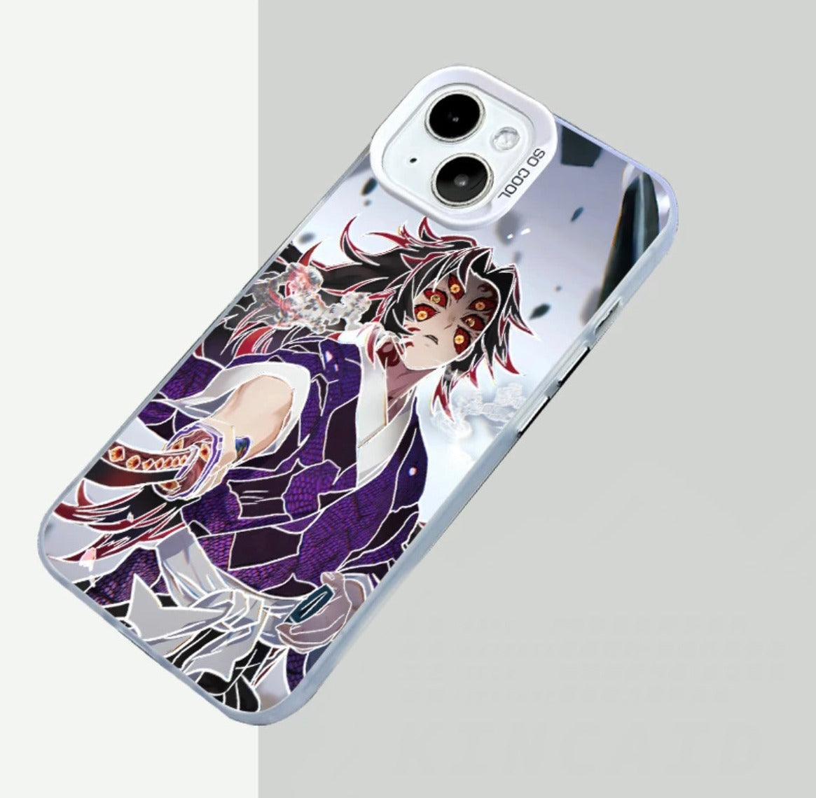 DEMON SLAYER KOKUSHIBO ANIME PHONE CASE - 图片 3